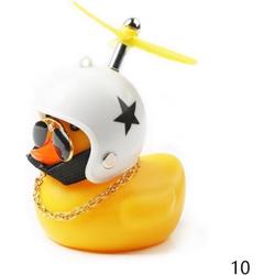 Lucky Duck | Lucky Star |Stoere Eend helm, zonnebrilketing en helm | got a rotor on my head|Eend met Helm| Auto| decoratie ducky met helm, zonnebrilketing en helm |